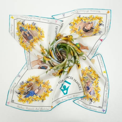 Silk scarf case